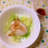 ☆レタスとトマト豆腐と鶏がらドレッシングのサラダ☆